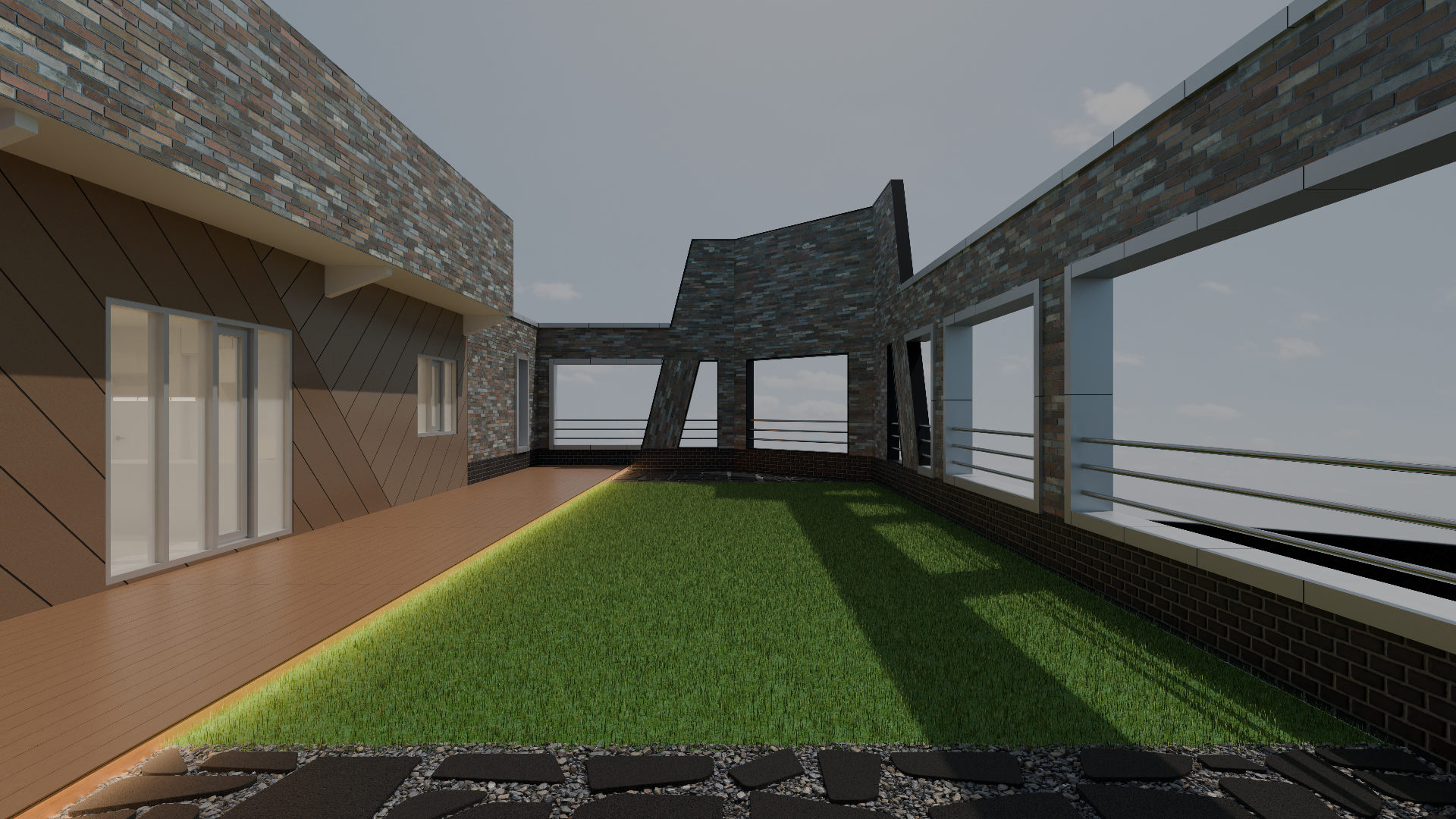 옥상 마당